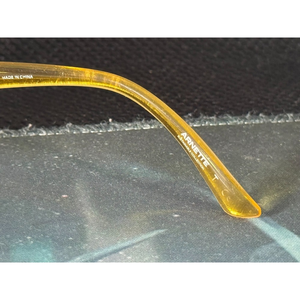 Arnette Lizard 4266-2655/87 Unisex Yellow Full Rim Eyeglasses Frame 54-18-145 - Picture 15 of 16